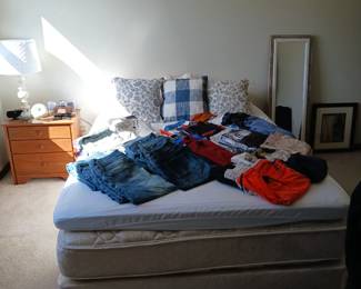 Queen Size Bed and More Clothing
