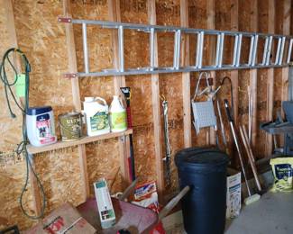 Extension Ladder and Miscellaneous Items