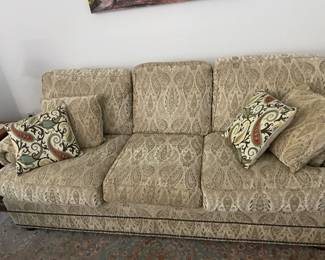 2  comfortable couches the same beautiful & comfortable