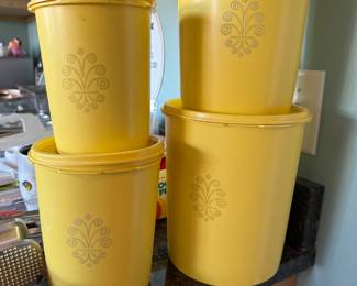Vintage Tupperware canisters