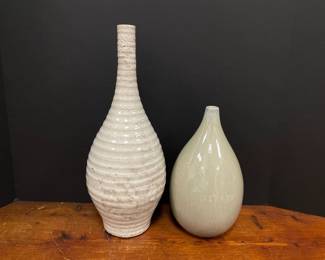 Lot 4382 West Elm Ceramic Vases