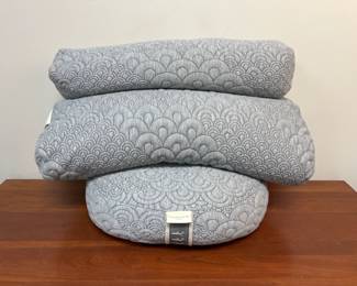 Lot 4321 Brentwood Home Crystal Cove Yoga Meditation Bolster Pillows
