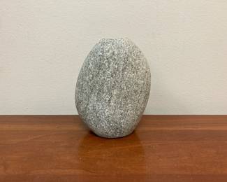 Lot 7552 Artist Lee Spiller Stone Granite Vase