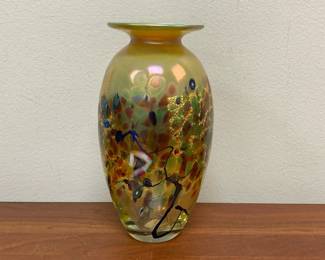 Lot 7544 Signed Robert Held  Canadian Art Glass Vase