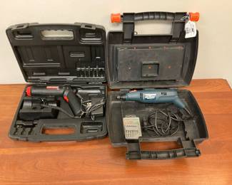 Lot 7554 Craftsman 3.6 Volt Cordless Screwdriver Dual Gear Ranges  Black  Decker Wizard Rotary Tool