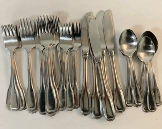 Lot 9950 188 Gense Stainless Sweden Flatware  Forks  Knives  Spoons