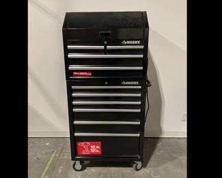 Lot 6488 Husky 30 10 Drawer Tool Storage Chest Cabinet