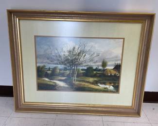 Lot 9969 Emmitt Thames  Original Art Watercolor Painting