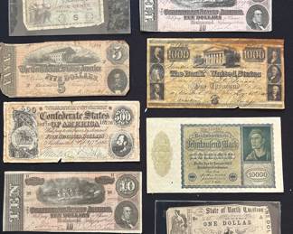 Paper Money including Confederate