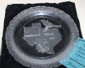 Fostoria "Texas" plate