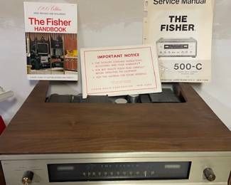 Vintage Fisher 500-C / It fires up, but did not hook speakers to it yet. 