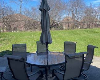 Get ready for summer with a six chair Patio set