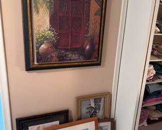 Framed artwork