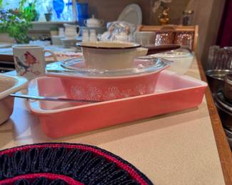 Pink Pyrex!