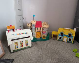 Vintage Fisher-Price toy sets