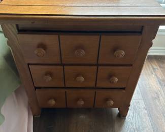 apothecary night stand end table. Ashley