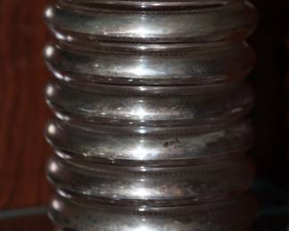 Sterling Silver & Glass Coasters