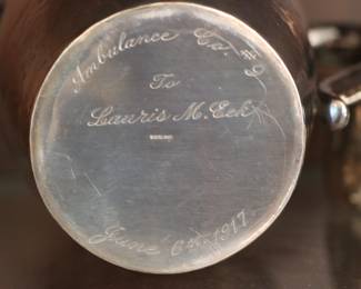 Vintage Sterling Silver Presentation Ceremonial Ambulance Company #9 (1917)