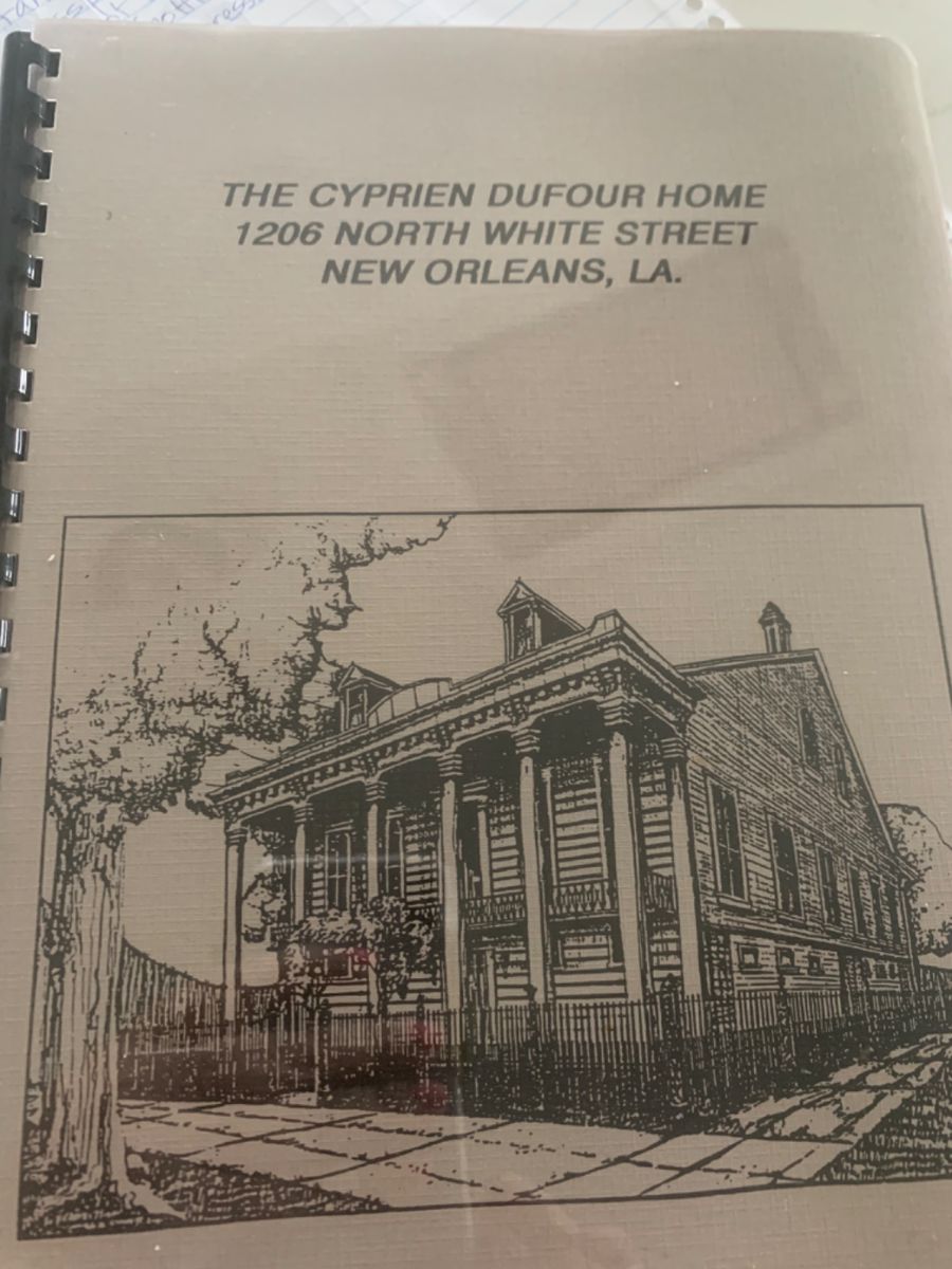 Historic Cyprian Dufour home