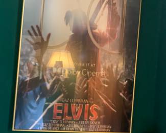 Elvis movie 2022 framed poster