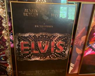 Elvis movie 2022 framed movie poster