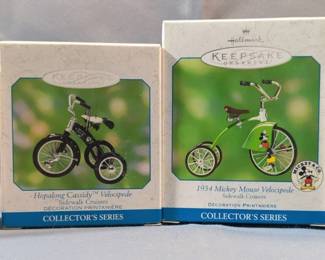 Hallmark Keepsake Collector's Series Ornaments Including Lionel General Steam Locomotive, 1956 Garton Hot Rod Racer, 1960 Eight Ball Racer, Tonka Dump Truck And More, Total Qty 10, All In Boxes