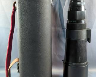 Asahi Pentax 4.5/500 Takumar Lens, In Carrying Case And Original Box