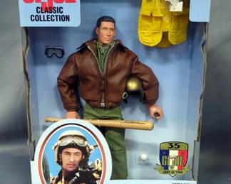 Hasbro GI Joe Classic Collection Figurines Including Bob Hope, Ted Williams Korean War Fighter Pilot And B-17 Bomber Crewman, All New In Box