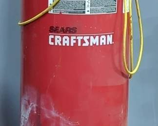 Sears Craftsman Upright 80 Gallon Air Compressor, Includes New Sleeves And Piston, Bidder Responsible For Proper Removal
