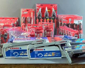 Tool Assortment, New In Package, Brands Include Milwaukee, Lenox, Clarke, Allen, Pony, Westward And More