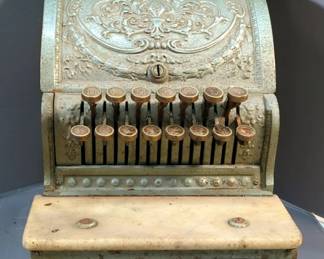 1912 National Cash Register Model 313, Drawer Opens, Numbered Keys Move