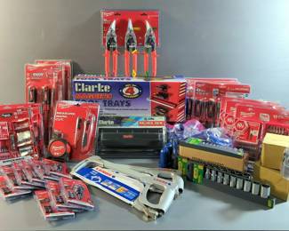 Tool Assortment, New In Package, Brands Include Milwaukee, Lenox, Clarke, Allen, Pony, Westward And More
