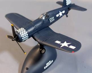 Hallmark Legends In Flight Airplane Replicas Including F-14A Tomcat, F4U-ID Corsair And Ryan NYP "Spirit of St. Louis", All New In Box