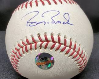 Barry Bonds Autographed Rawlings Baseball