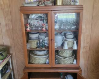 China and silver plate Silverware