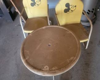Disney kids table chairs