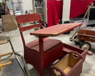 Vintage child's school desk