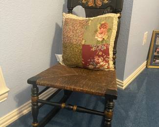 Vintage Thrush seat rocking chair