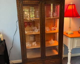 Handmade curio cabinet circa 1890's