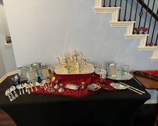 Sterling silver and silver plate items