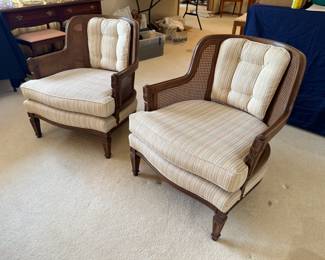 Pair of Vintage Barrel Chairs