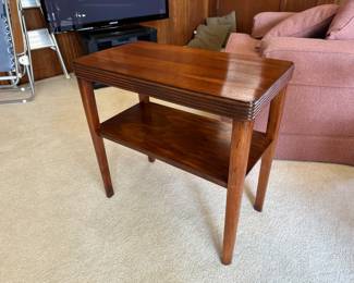mid century wooden side table
