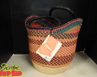 Handwoven Ghana Blessing Basket
