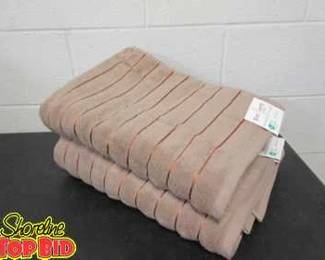 2 New Extra Large Beige Bath Towels 100 Turkish Zero  Twist Cotton