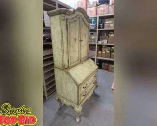 Beautiful Secretary Desk, Hand Painted
