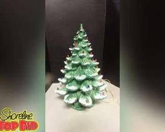 Vintage Ceramic Christmas Tree