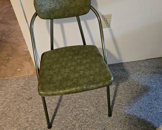 Mid century folding chair