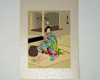 Japanese woodblock art