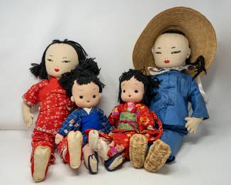 Handmade Chinese dolls