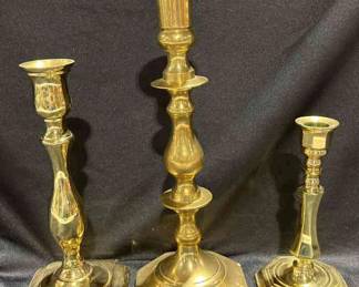 00Brass Candlesticks